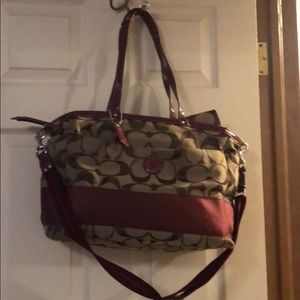 Coach diaper bag.